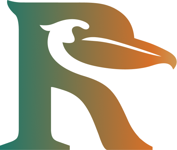 Restore — pelican-R monogram